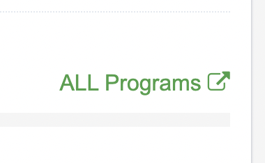 Catalog menu showing the All Programs option